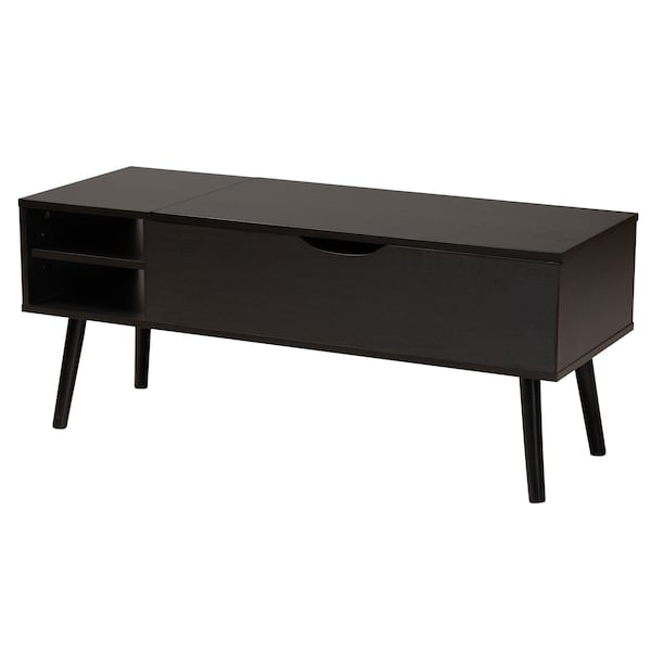 Baxton Studio Roden Modern Two-Tone Wood Coffee Table with Lift-Top Storage Compartment 229-12916-ZORO - main